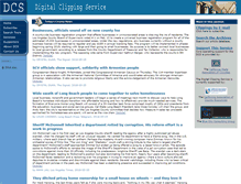 Tablet Screenshot of digitalclippingservice.com